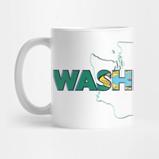 Washington Colored State Letters Mug